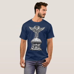 Ghettoblaster-Gehirnexplosion-Illustration T-Shirt