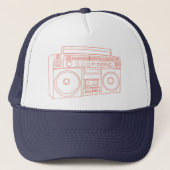 Ghettoblaster Truckerkappe (Vorderseite)
