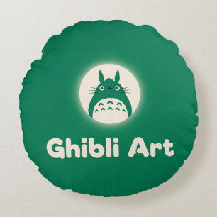 Ghibli Art: Wunder gestalten Rundes Kissen