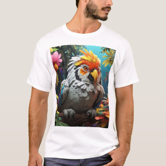 Ghibli Gang Tiger und Tropical Birds T - Shirt