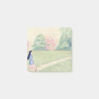 Ghibli-Inspirierter Stil 3 Haftnotizen Post-it Klebezettel