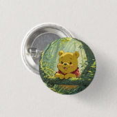 Ghibli Winnie The Pooh 1 Button (Vorne & Hinten)