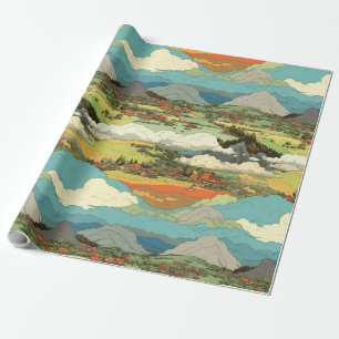 Ghibli World - Wrapping Paper Geschenkpapier