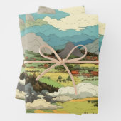 Ghibli World - Wrapping Paper Geschenkpapier Set (Beispiel)