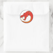 Ghidra für Reverse Engineering Runder Aufkleber (Tasche)