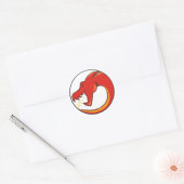 Ghidra für Reverse Engineering Runder Aufkleber (Umschlag)