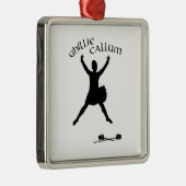 Ghillie Callum - Scottish Sword Dancer Ornament Aus Metall (Rechts)