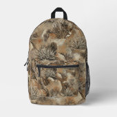 Ghillie Suit Camouflage Desert Bedruckter Rucksack (Vorderseite)