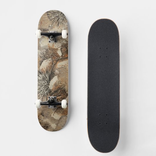 Ghillie Suit Camouflage Desert Skateboard (Vorderseite)