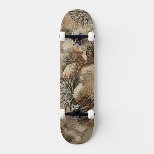 Ghillie Suit Camouflage Desert Skateboard (Vorderseite)