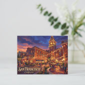 Ghirardelli Square USA Postkarte (Stehend Vorderseite)