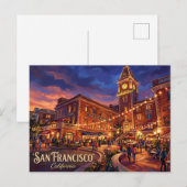Ghirardelli Square USA Postkarte (Vorne/Hinten)