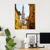 Ghirlandina, Kuppelglocke Modena Tower, Italien Poster (Heimbüro)