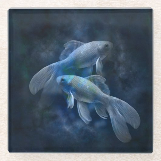 Ghoerig Goldfish Glasuntersetzer (Vorderseite)