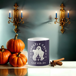 Ghoful Calm Anpassbare Halloween Kaffeetasse
