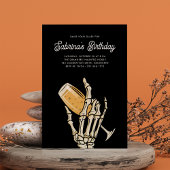 Ghoful Champagne Halloween Party Einladung