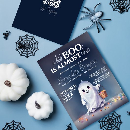 Ghoful Delight Boo ist Due Baby Dusche Einladung