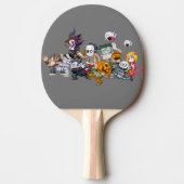 Ghoful Grasp: Halloween Ping Pong Paddle Tischtennis Schläger (Vorderseite)