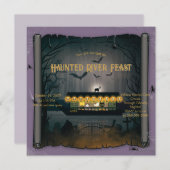 Ghoful Graveyard Cruise Einladung (Vorne/Hinten)