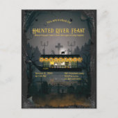 Ghoful Graveyard Cruise Einladung Postkarte (Vorderseite)