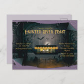 Ghoful Graveyard Cruise Einladung Postkarte (Vorne/Hinten)