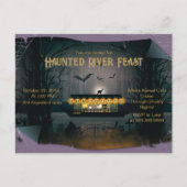 Ghoful Graveyard Cruise Einladung Postkarte (Vorderseite)