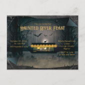 Ghoful Graveyard Cruise Einladung Postkarte (Vorderseite)