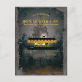 Ghoful Graveyard Cruise Einladung Postkarte (Vorderseite)