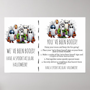 Ghoful Greetings a Boo-It-Forward Halloween Game Poster