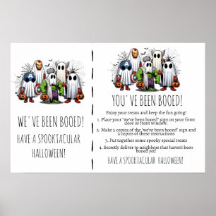 Ghoful Greetings a Boo-It-Forward Halloween Game Poster