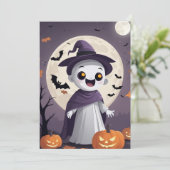 Ghoful Greetings - Halloween-Geschenkkarte Feiertagskarte (Stehend Vorderseite)