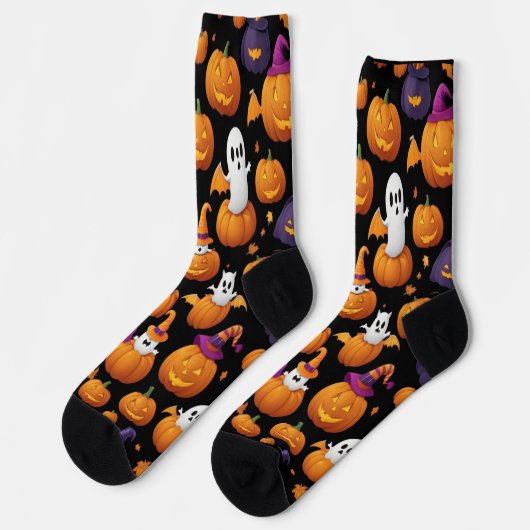 Ghoful Halloween Fun Socks Socken (Linkes Detail)