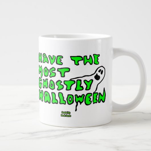 Ghoful Halloween Jumbo-Tasse (Rechts)