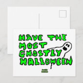 Ghoful Halloween Postcard Postkarte (Vorne/Hinten)