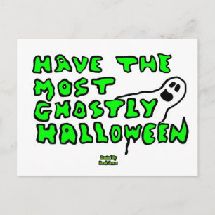 Ghoful Halloween Postcard Postkarte