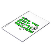 Ghoful Halloween Spiral Foto Notebook Notizblock (Linke Seite)