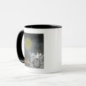 Ghoful Halloween-Tasse Tasse (Vorderseite Links)