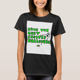 Ghoful Halloween Women's Black Basic T-Shirt