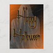 Ghoful Happy Halloween Postcard Postkarte (Vorderseite)