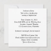 Ghoful Masquerade Ball: Phantom's Masquerade Einladung (Rückseite)