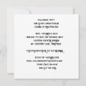 Ghoful Masquerade Ball: Spektrale Soirée Einladung (Rückseite)