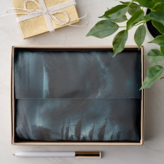 Ghoful Mesmerized Pirate | Hochsee-Kunst Seidenpapier (Geschenk)