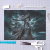 Ghoful Mesmerized Pirate | Hochsee-Kunst Seidenpapier (Handwerk)