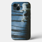 Ghoful Percheron Pferde um Mitternacht Case-Mate iPhone Hülle (Rückseite)
