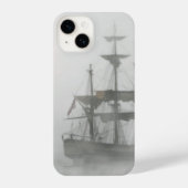Ghoful Pirate Ship Gray Spuk Sailor iPhone Hülle (Rückseite)