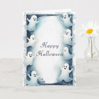 Ghoful Rahmen Design Halloween Spiralen Border
