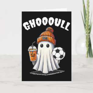 Ghoooal Fußball Geist Halloween Lustiger Fußball H Karte