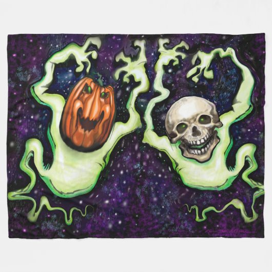 Ghosive Dance Fleecedecke (Vorderseite (Horizontal))