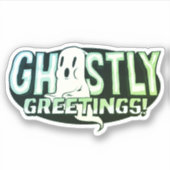 Ghosive Greetings Aufkleber (Vorderseite)