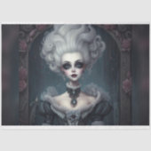 Ghosive Marie Antionette Halloween Decoupage Paper Seidenpapier (Vorderseite)